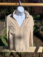 Rose & Olive Short Sleeve Button-Up Shirt