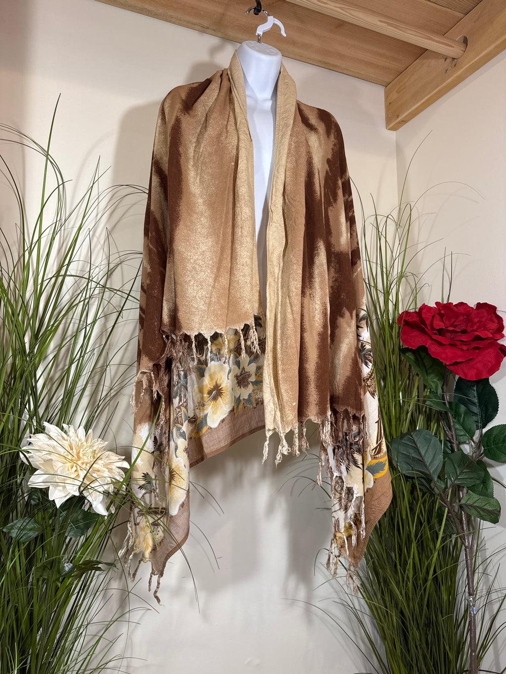 Hibiscus Collection Hawaii, Earth Tone Sarong/Shawl