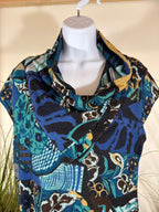 Papa Vancouver Shift Dress- Multi Coloured Pattern