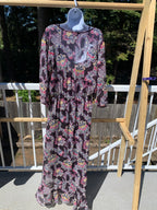 Banana Republic 3/4 sleeve maxi dress