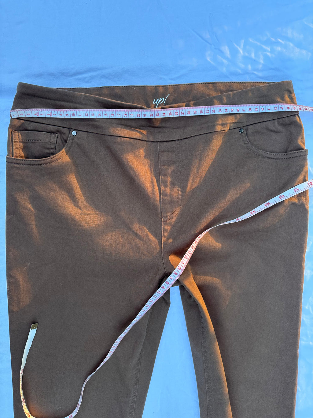 Size 12 UP! Brown Pull on Pants