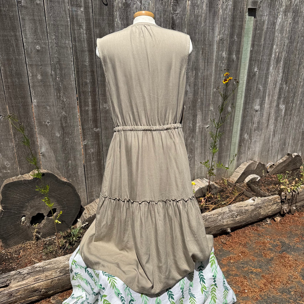 Size XL 100% Lyocell Lands End Sleeveless Dress