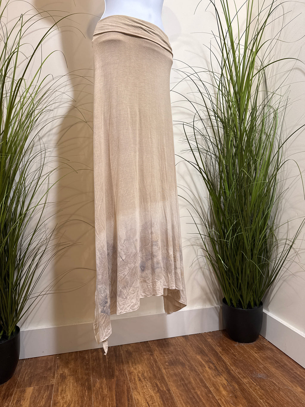 Om Grown Maxi Skirt- Asymmetrical Hem
