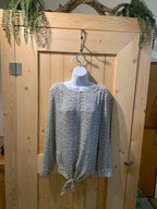 Chaus NWT Black and White pattern Top