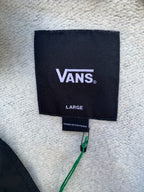 LG Vans Grey Hooded Lined Black Windbreaker