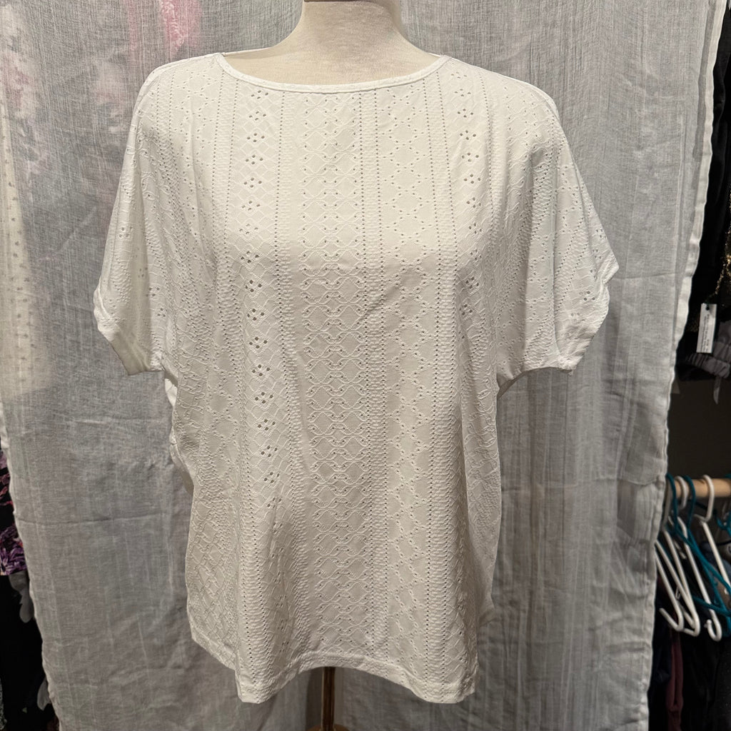 Size XL CUPSHE Boho Open Back Blouse with Lace Strip
