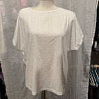 Size XL CUPSHE Boho Open Back Blouse with Lace Strip