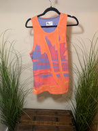 Size S Men's Kolby Tropical Print Tank Top