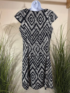 AB Studio Sheath Dress- Cap Sleeves