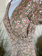 Rebel Sugar Faux Wrap Dress