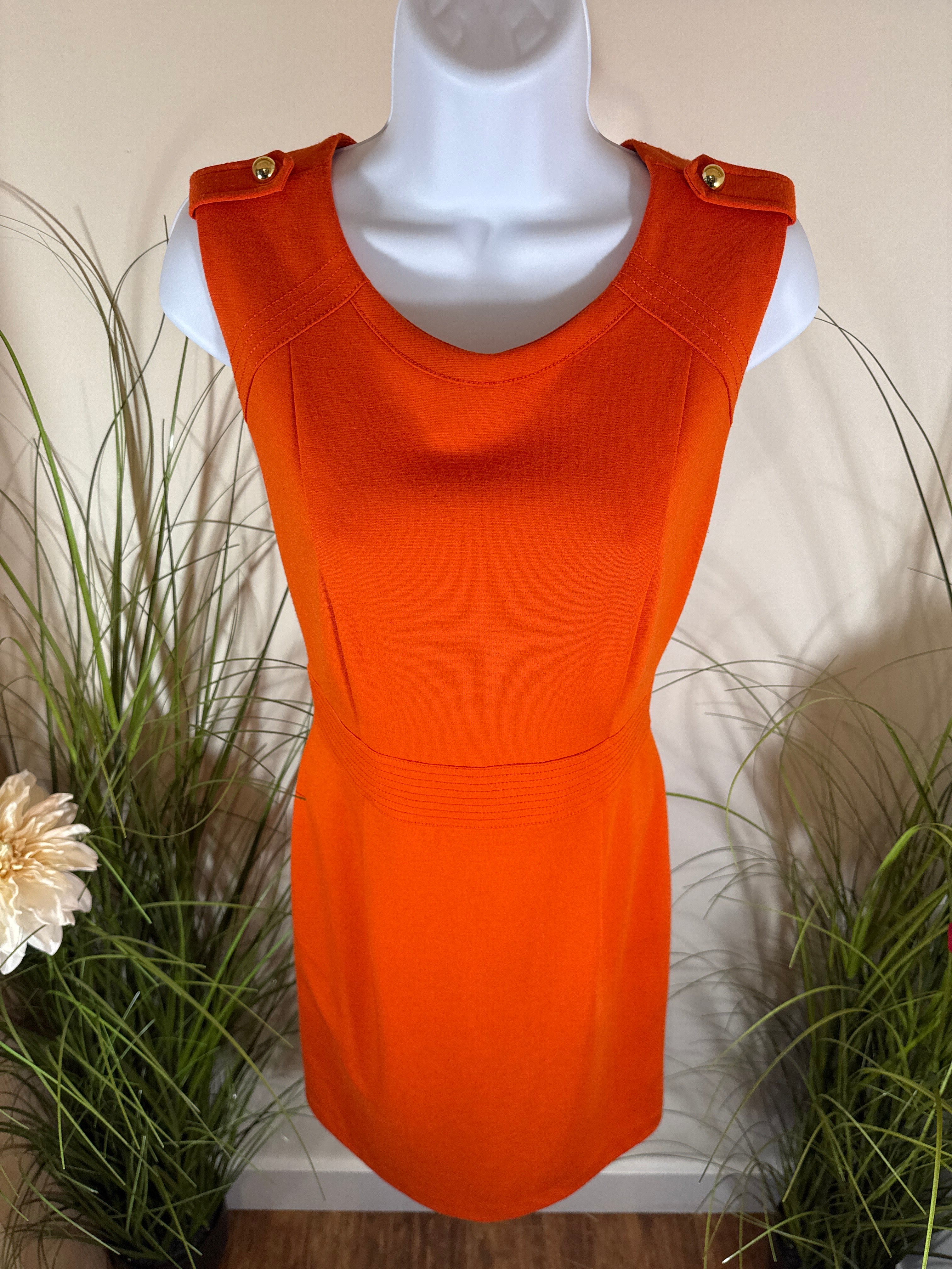 Banana Republic Orange Sheath Dress