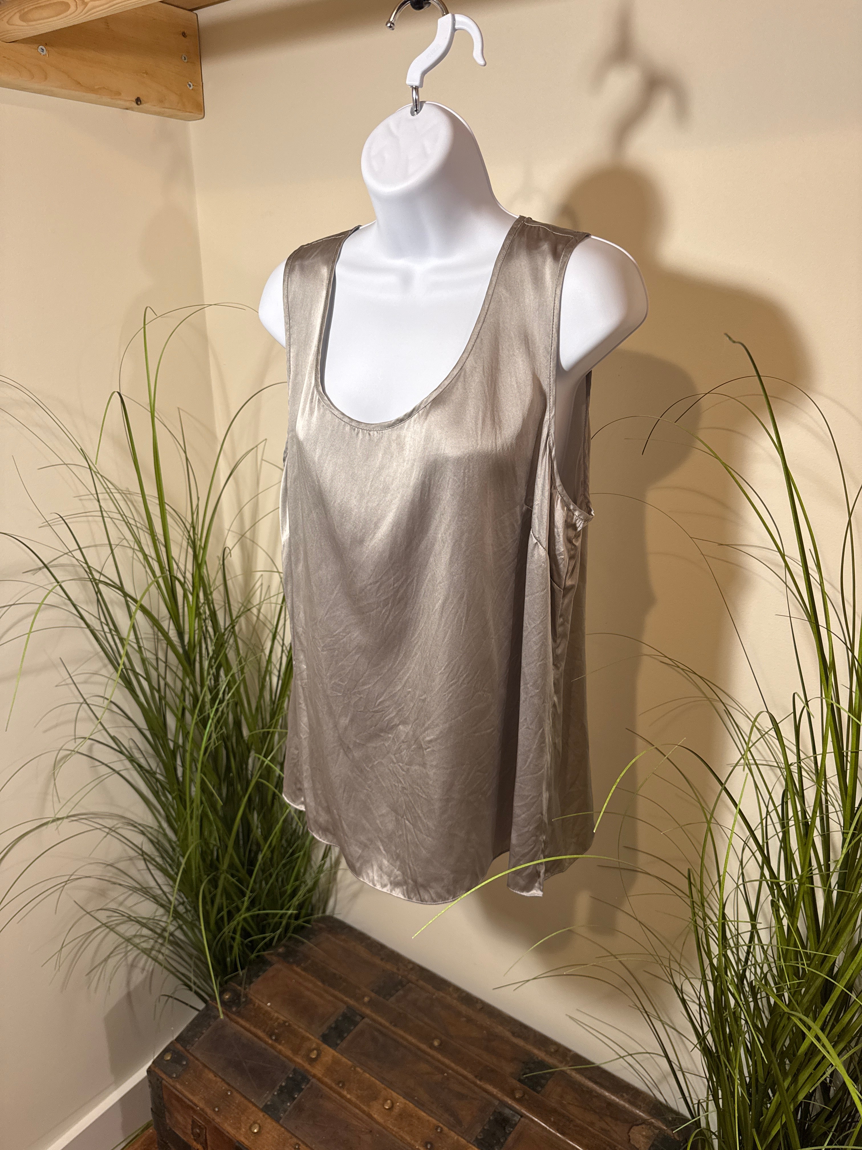 Talbots 100% silk fitted tank camisole Top