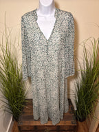 Reitmans Floral Puff Sleeved Dress