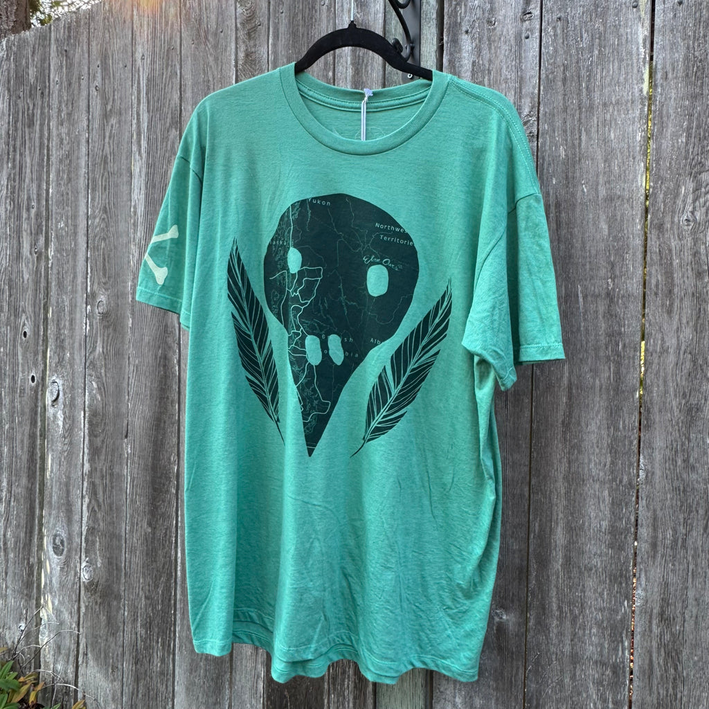 Local Artist- Trevor Phillips- Crow Map Print T-shirt