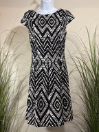 AB Studio Sheath Dress- Cap Sleeves