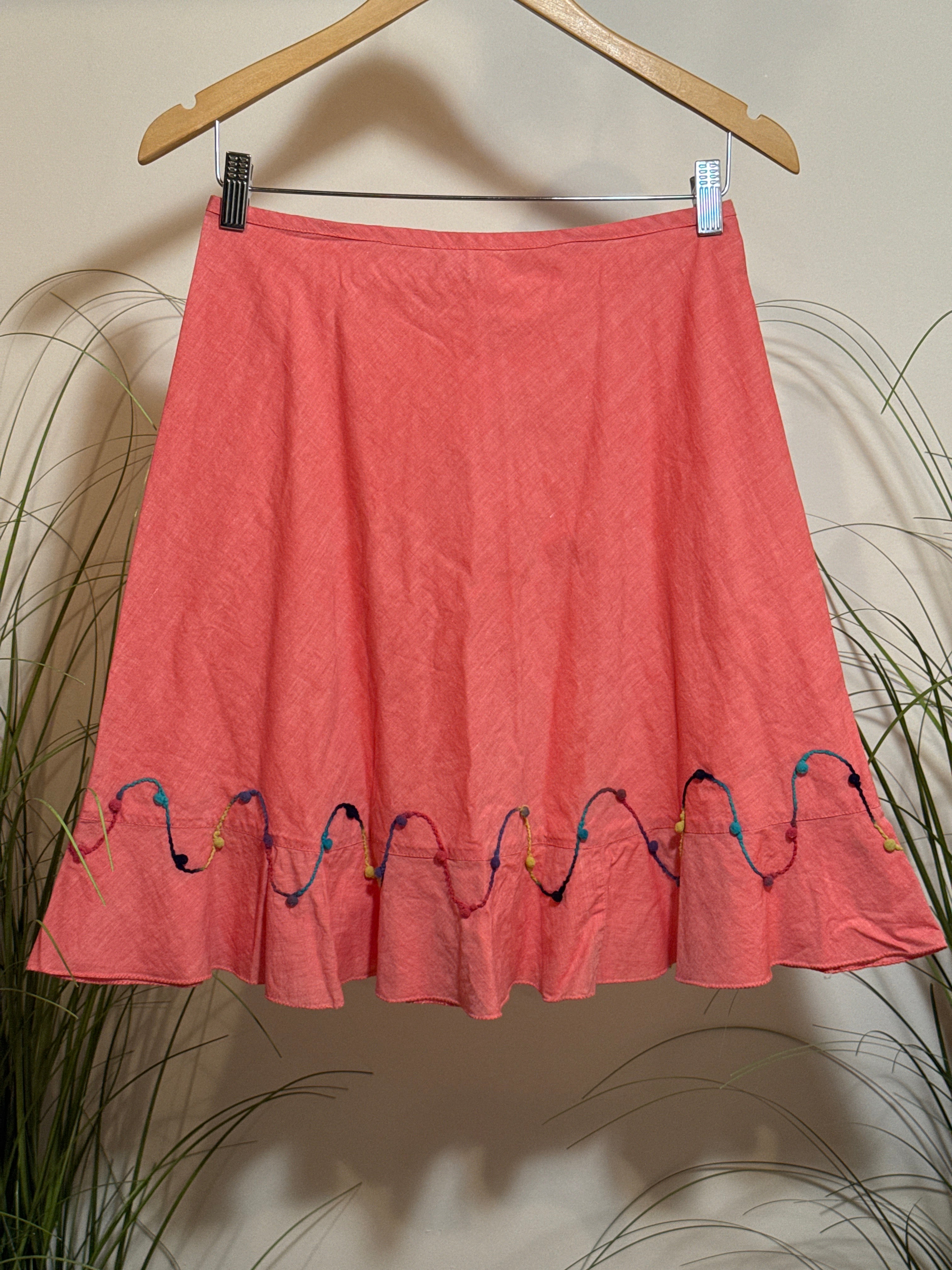 A-Line Skirt- Ruffled Hem