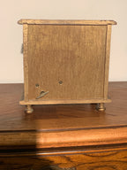 Vintage Florentine-style / Rococo-style wooden musical jewelry chest made in Japan