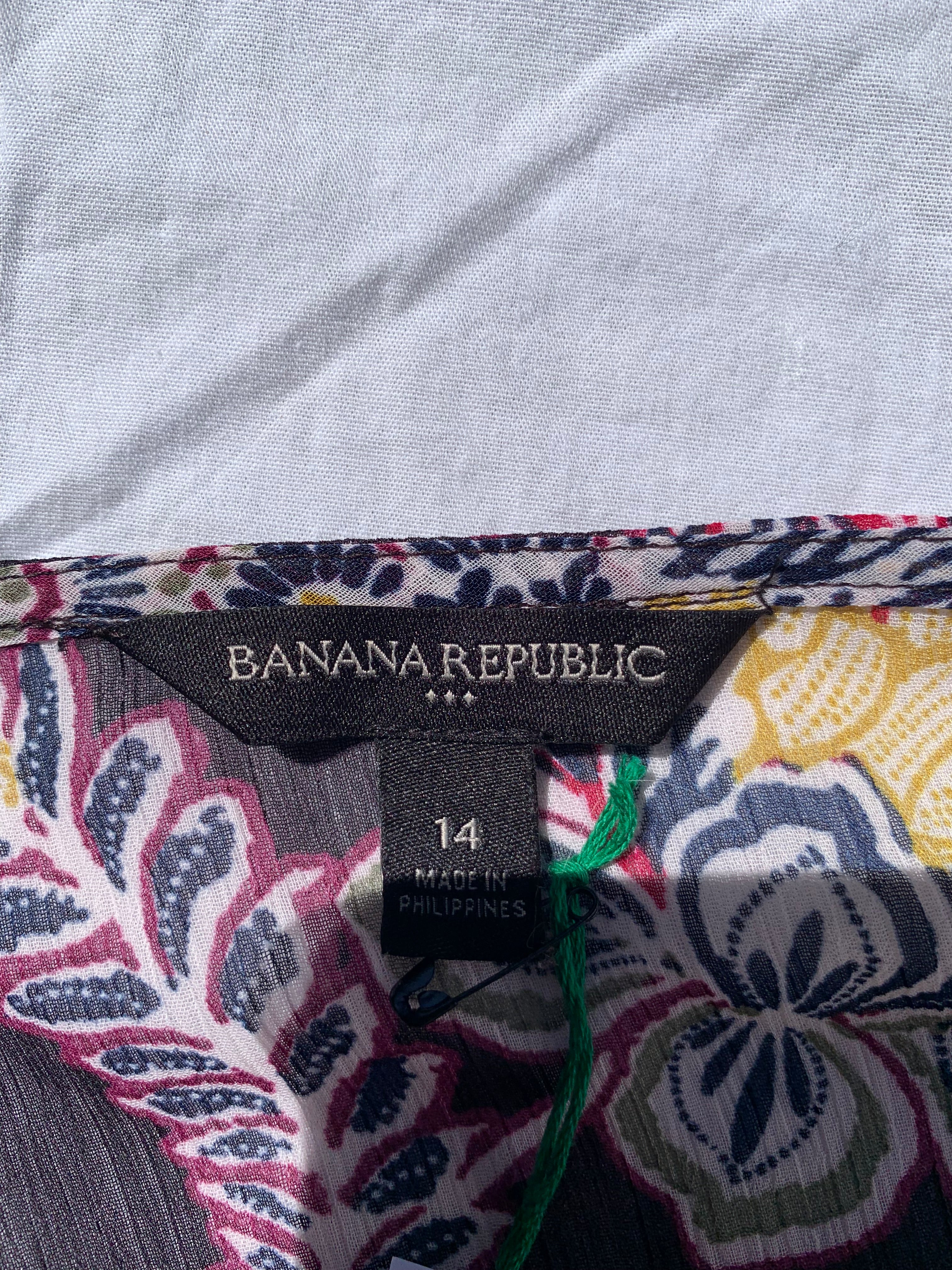 Banana Republic 3/4 sleeve maxi dress