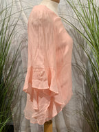 Size 8 Joseph Ribkoff Ruffled A-Symmetrical Cuff Blouse
