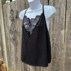 Black Race Back Camisole Size 3XL
