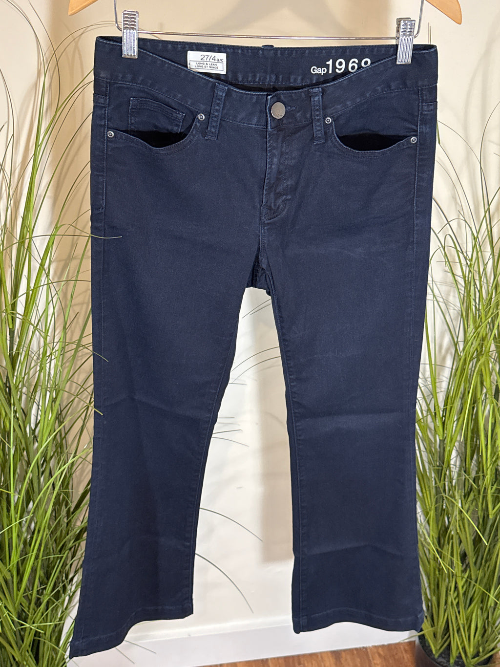 1969 Gap Long & Lean Navy Blue Pants