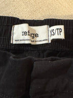 Size XS Refuge Black Cargo Shorts