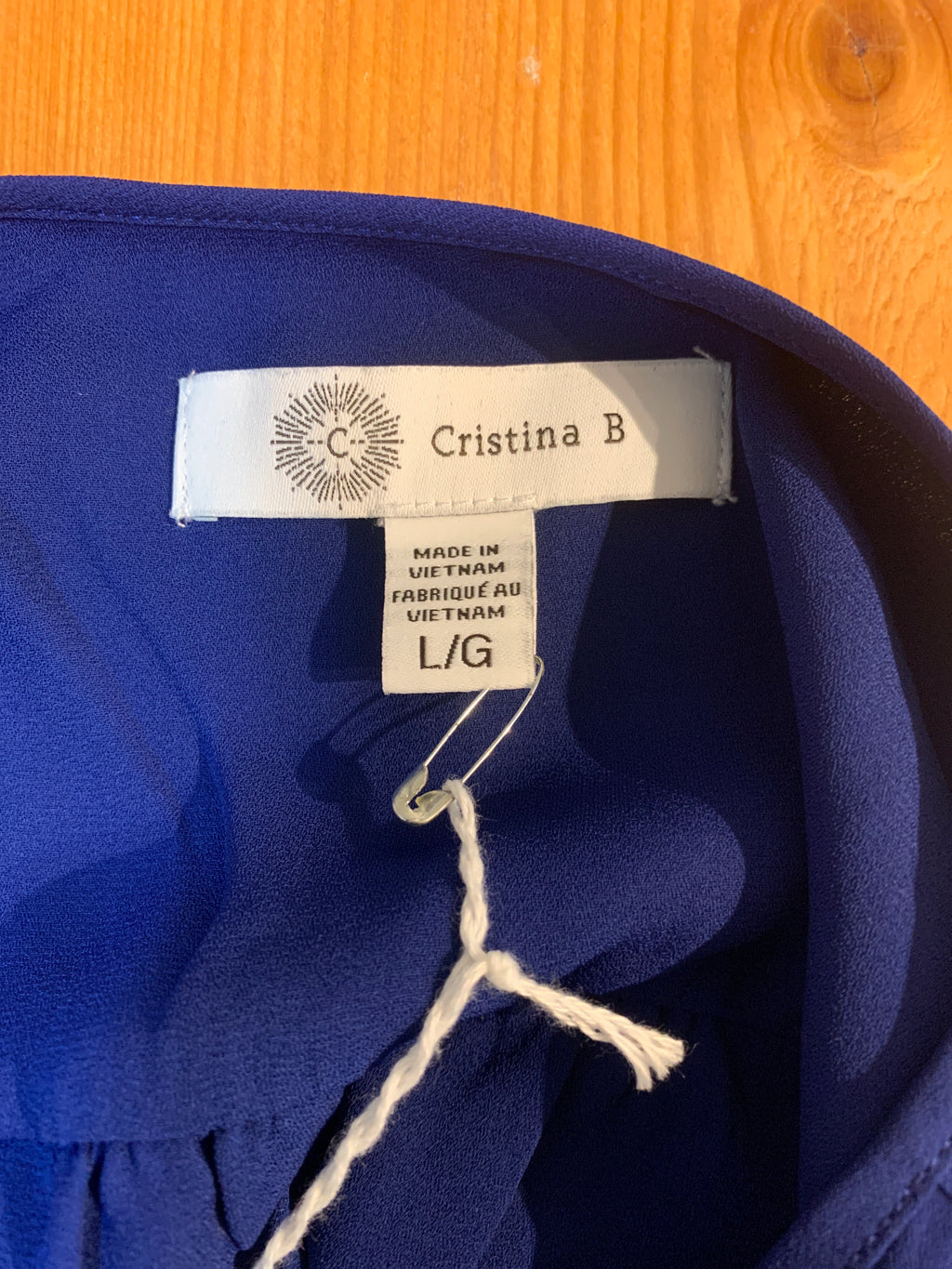 Cristina B- Royal Blue Blouse