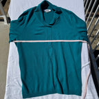 Size L Alia Fine Knit Sweater with Folded Collar