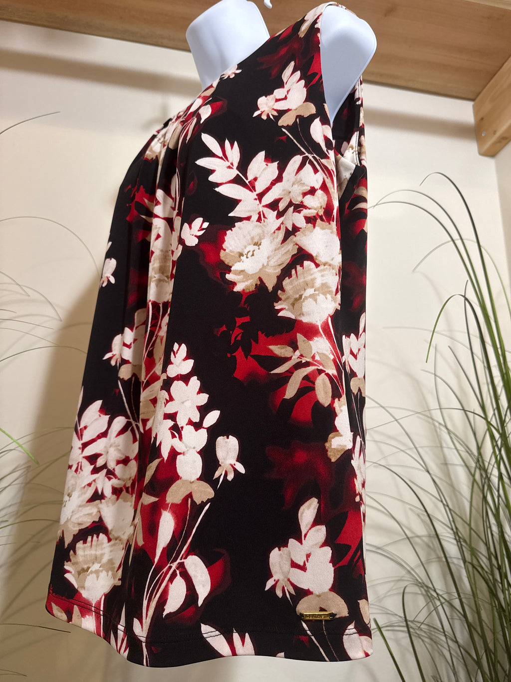 Calvin Klein Sleeveless Blouse- Floral Print