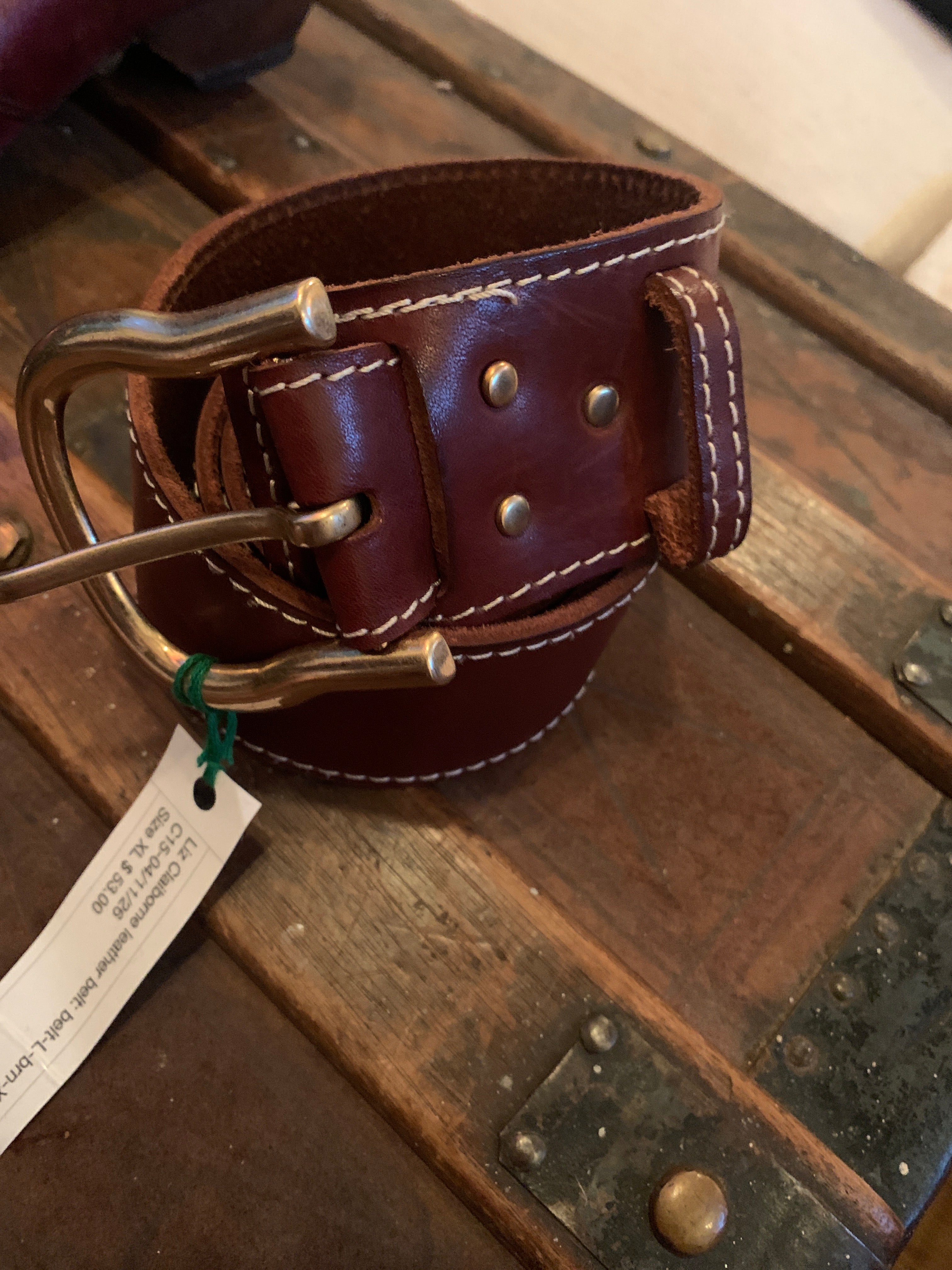Vintage 90's Liz Claiborne leather belt