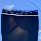Size L Obey Worldwide Stretch Fitted Black Skirt