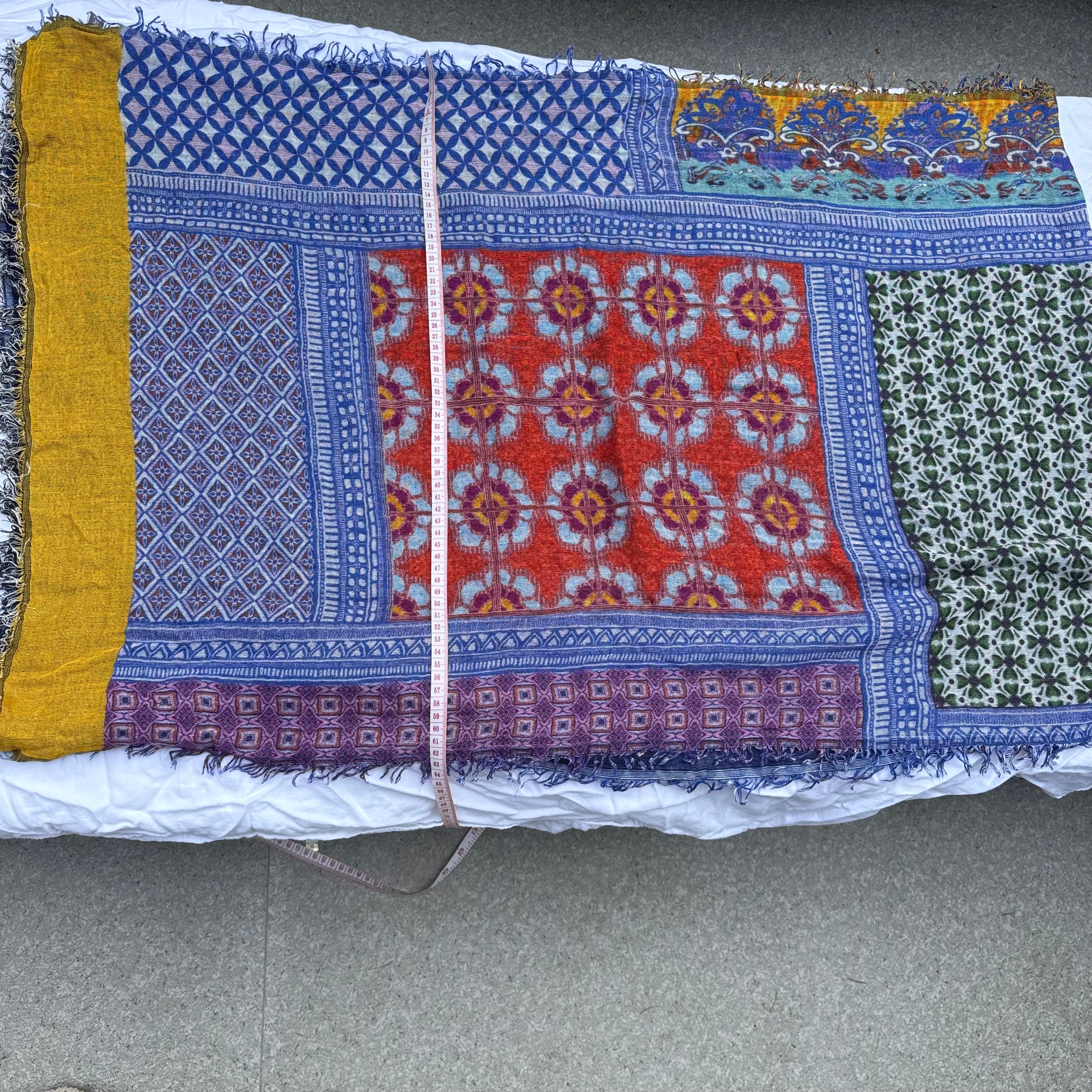Anu 100% Rayon Boho Patterned Scarf