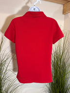 US Polo Association, red and yellow polo shirt