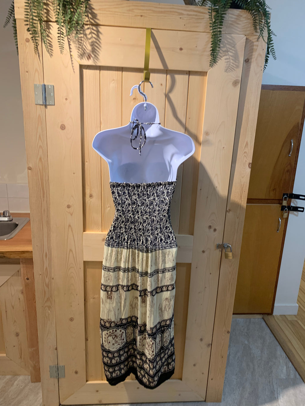 Halter Top Elephant Print Dress