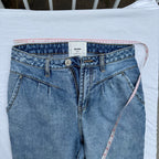 Size 27 Streetwalkers High Waist Straight Leg Denim Trousers
