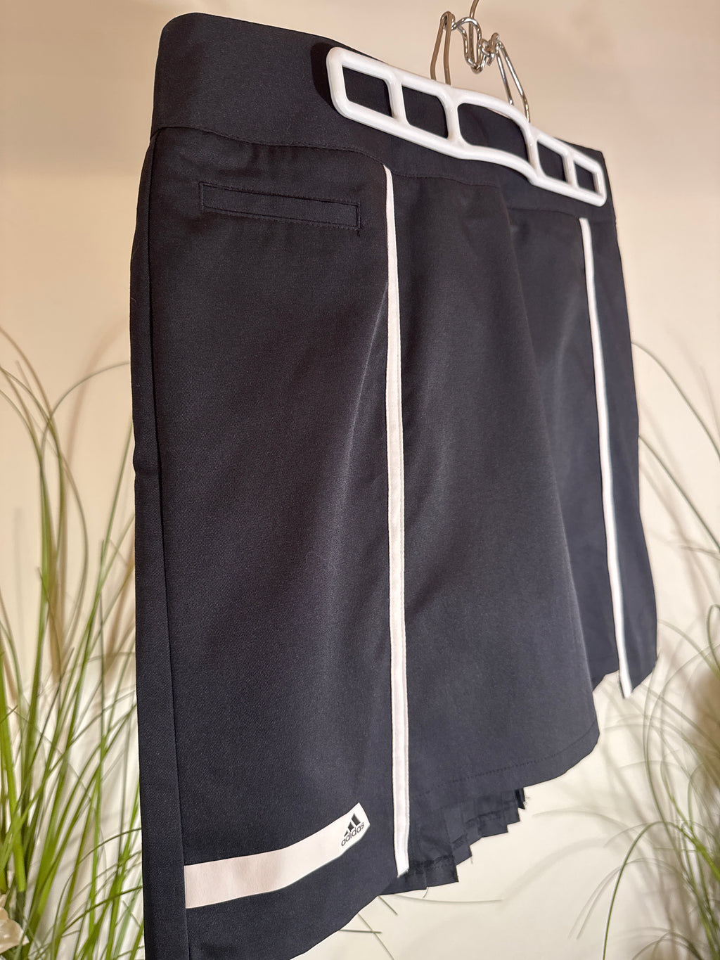 Adidas Pure Motion Coolmax Black Tennis Golf Skirt Skort Size 6