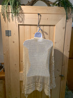 Size L Kroshetta cotton crochet Boho cardigan REDUCED