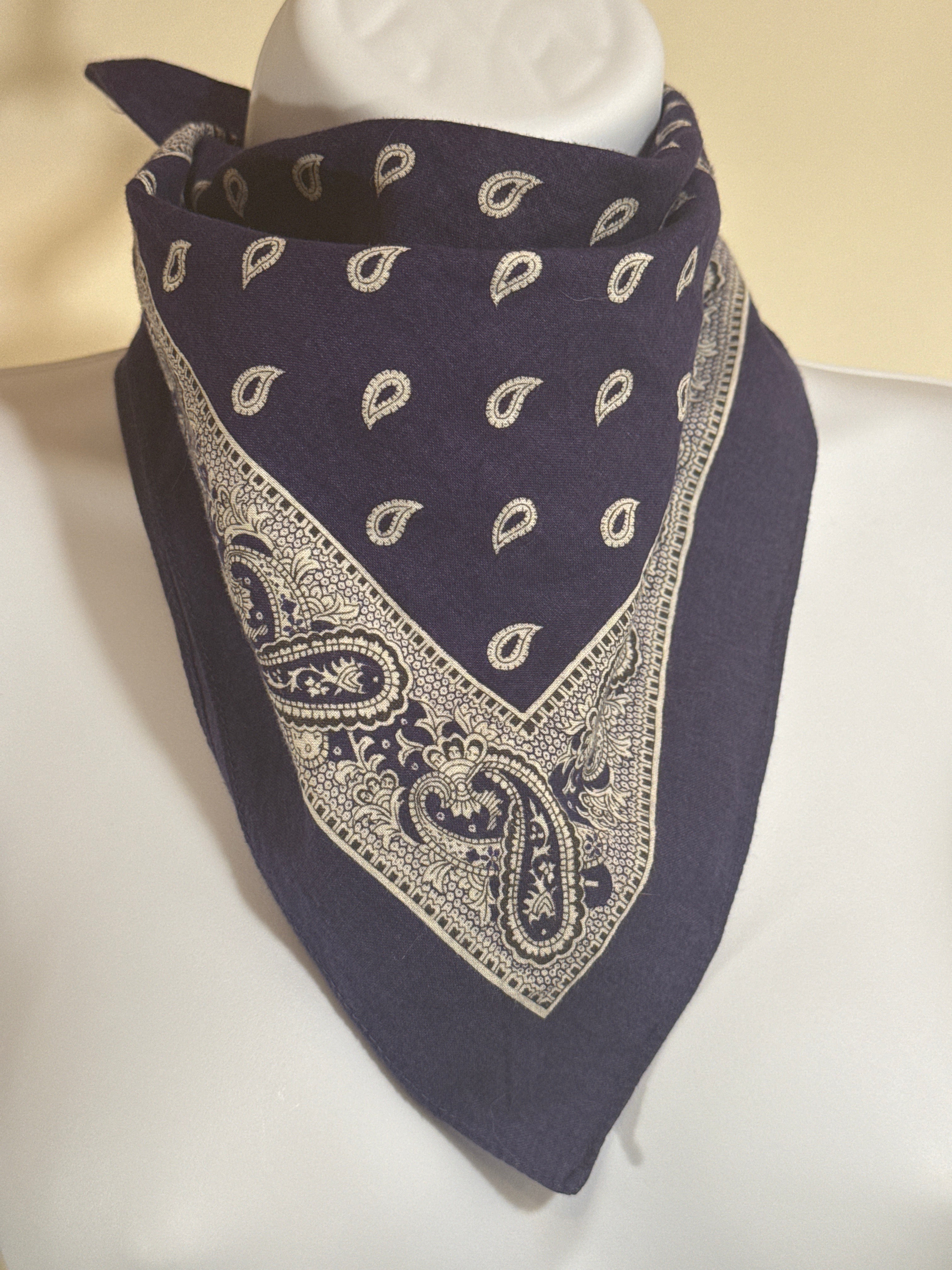 Navy Blue Bandanna
