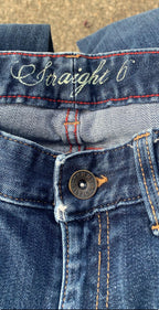 Size 6 Straight blue jeans