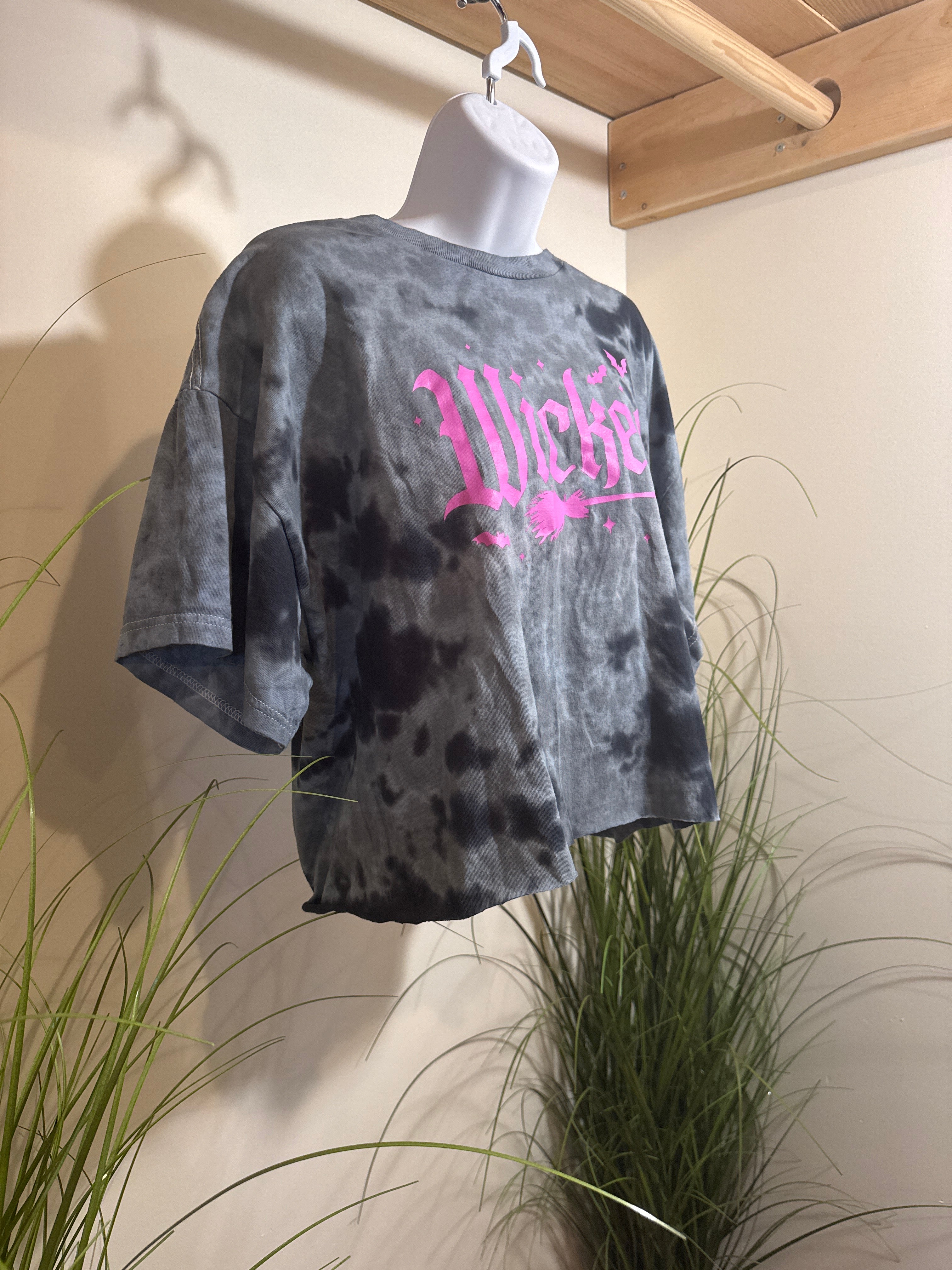 Tie-dyed Crop Top T-shirt- Wicked