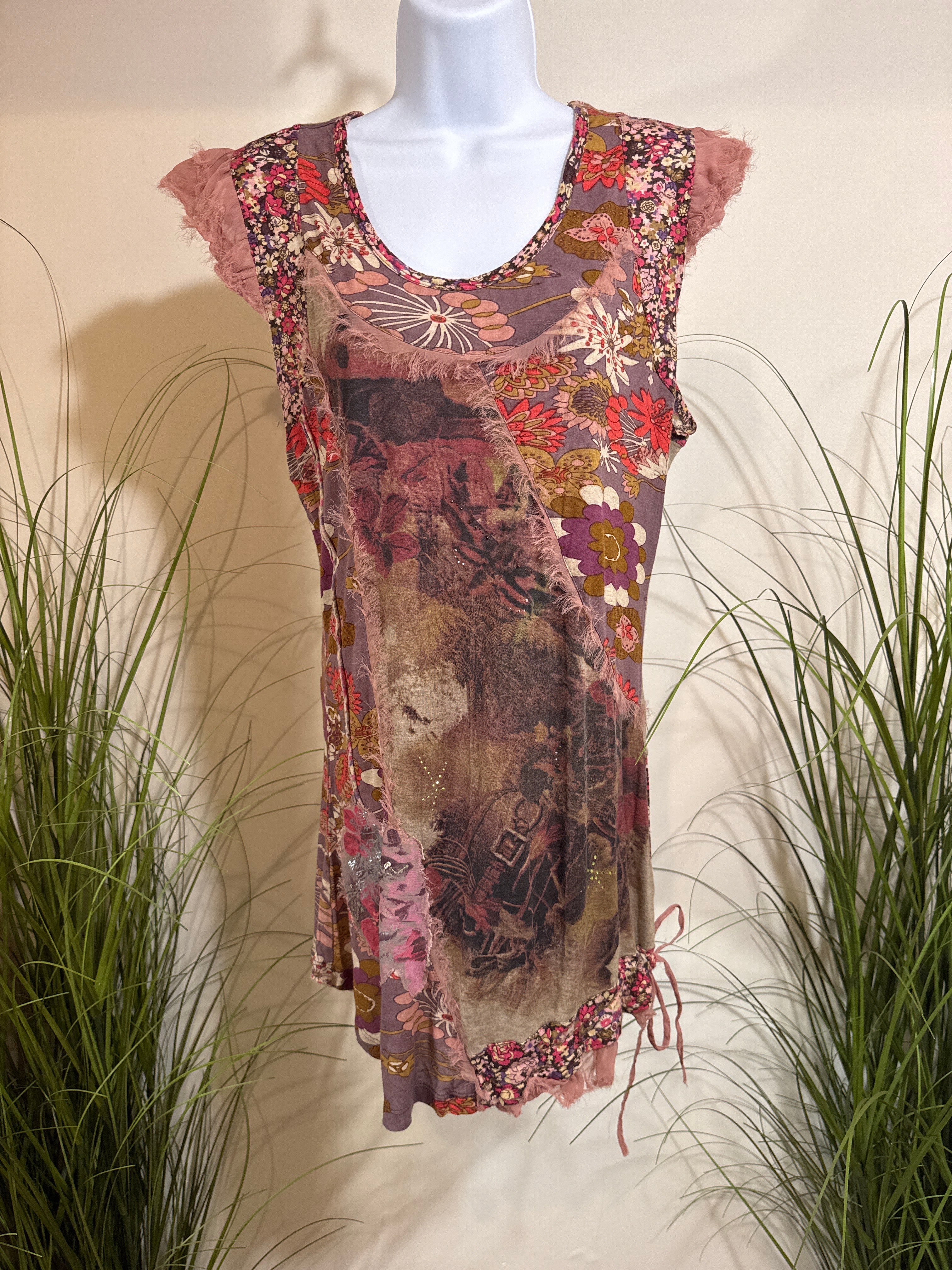 Vintage Y2K Tunic/Mini Dress by Diamonds Forever