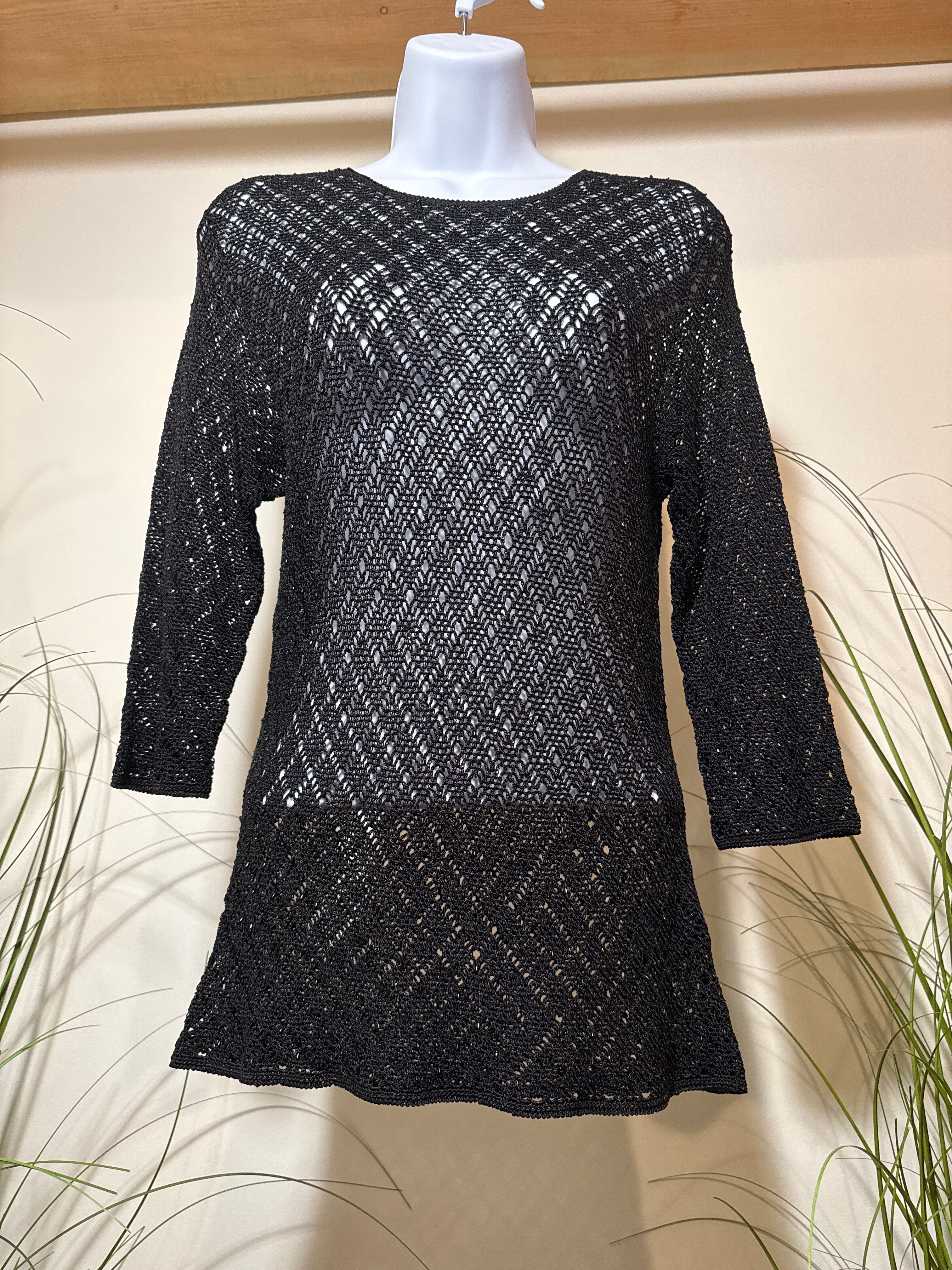 Devonshire Cream Beaded Net Top