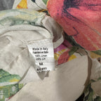 Size M Terzo Millennio 100% Linen Short Sleeve Blouse