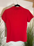 US Polo Association, red and yellow polo shirt
