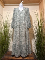 Reitmans Floral Puff Sleeved Dress