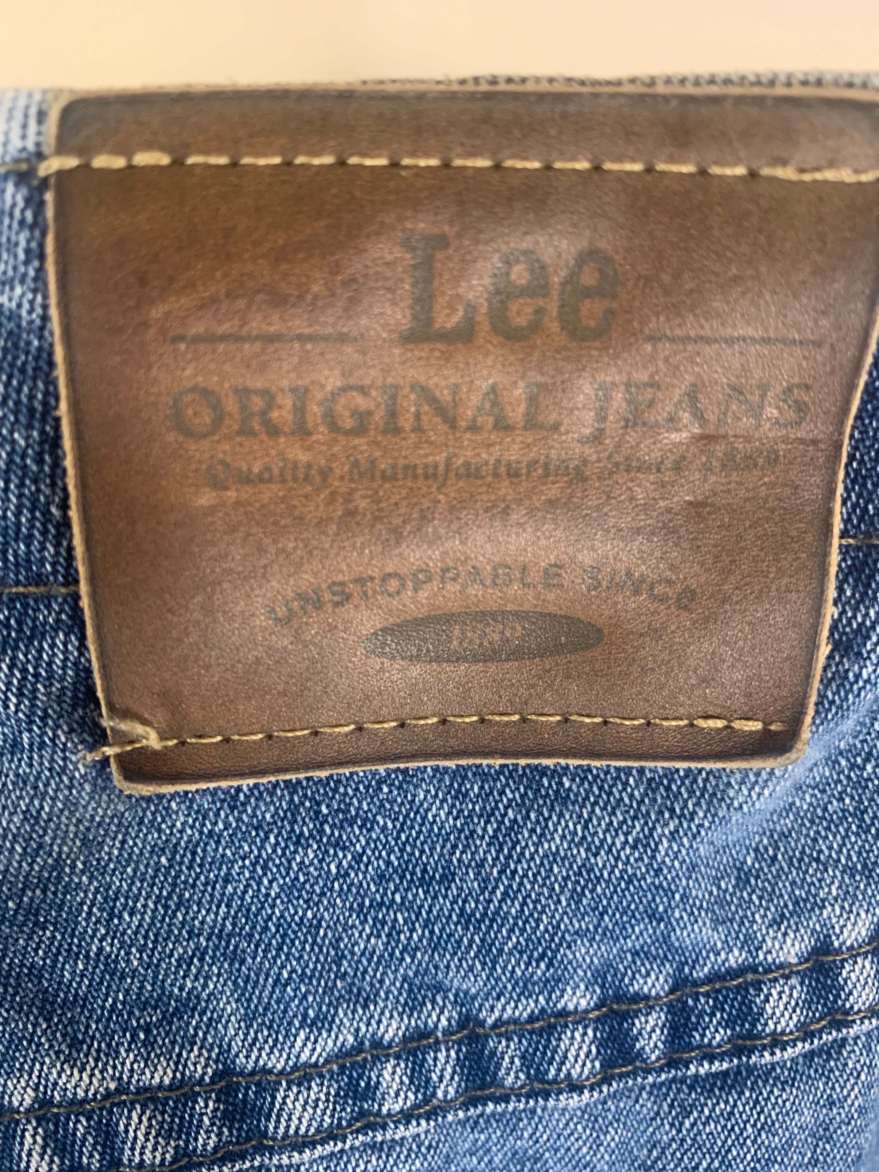 80's Vintage Lee Original Elastic Waist Jeans
