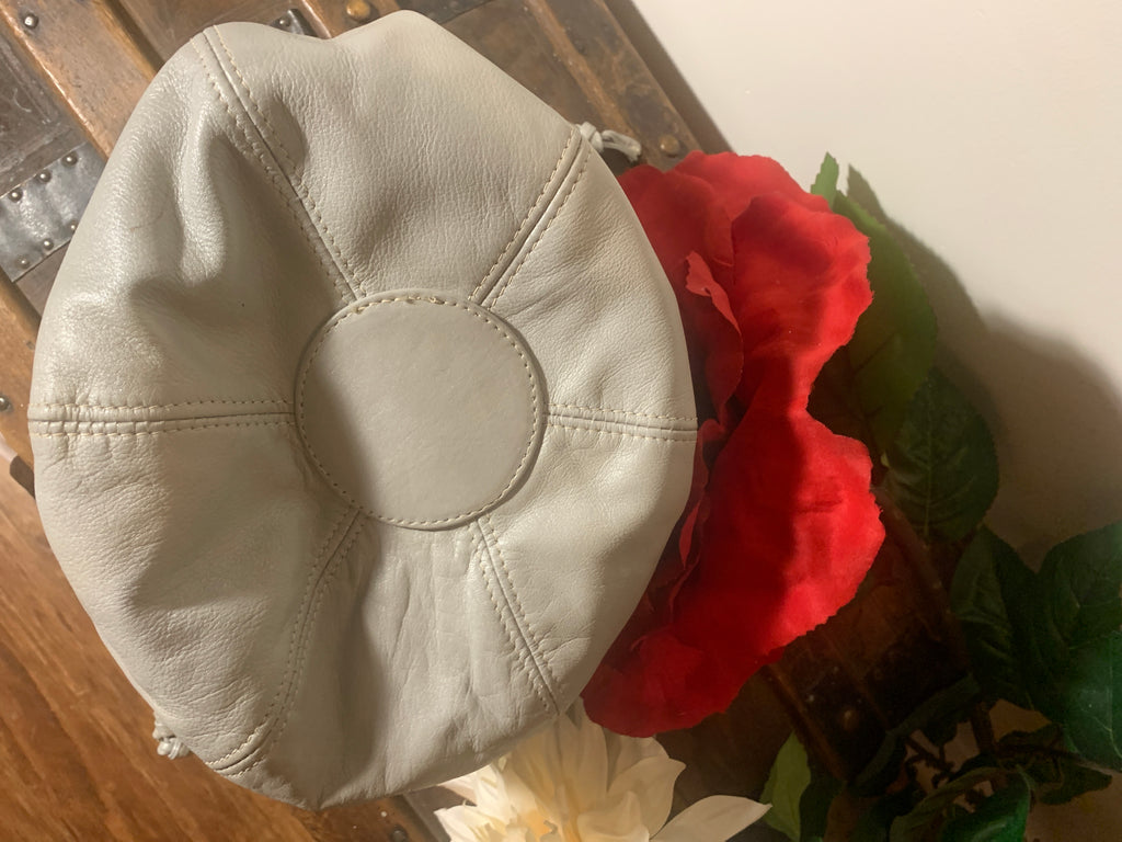 Vintage Leather Bucket Bag