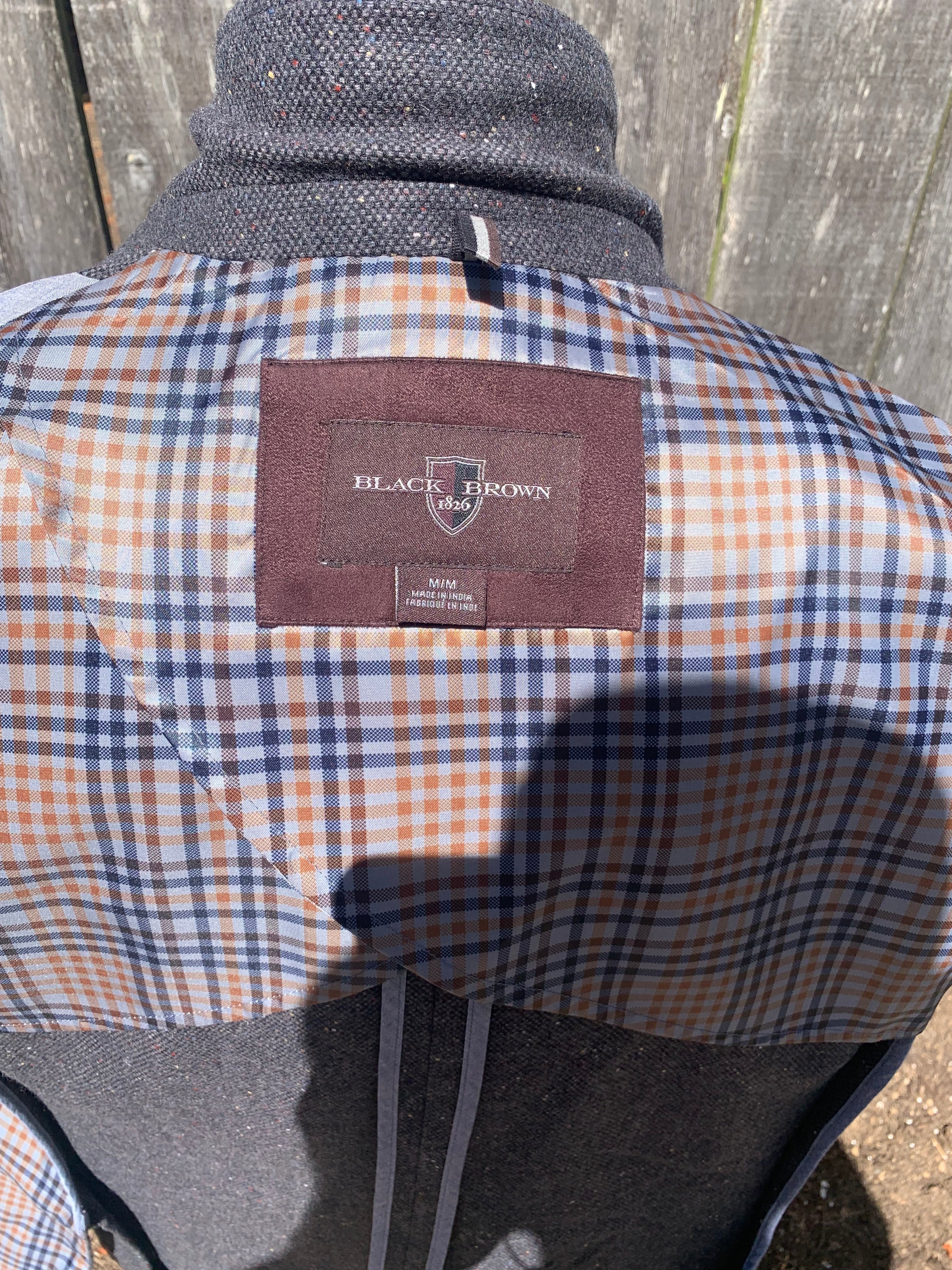 Size M Black Brown 1826 Sport Jacket