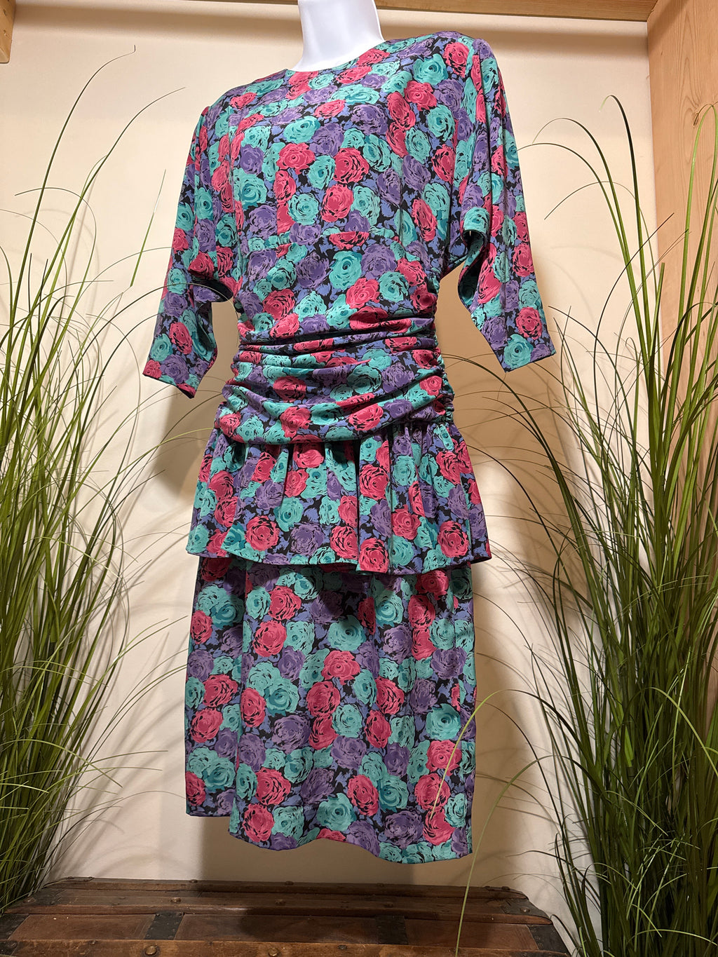 Pantel 80’s Vintage Peplum Dress