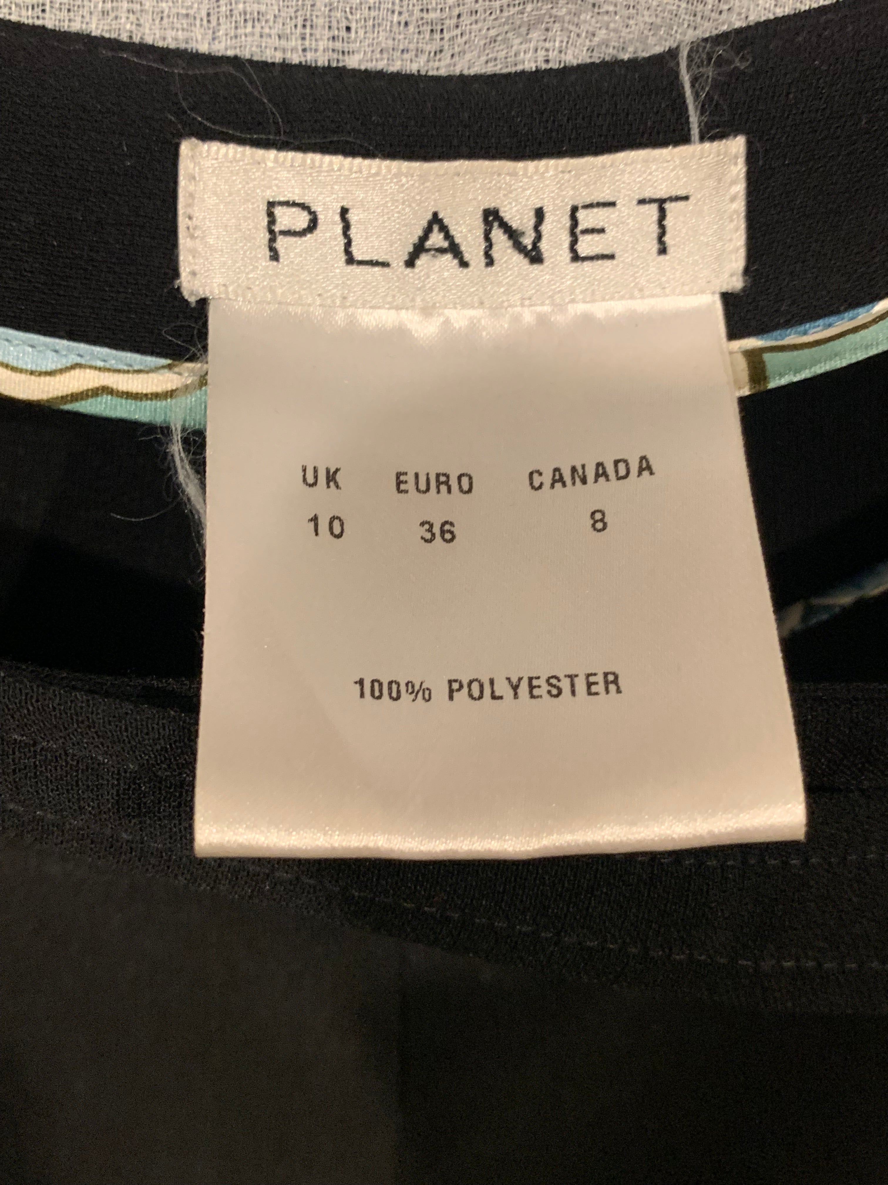 Size 8/M Vintage 4 Piece Planet British Pant Suit